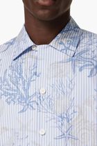 INFORMAL SHIRT STRIPED POPLIN WITH ALL OVER LA VACANZA PRINT