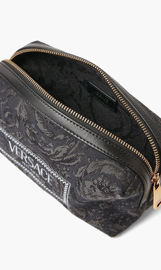 BEAUTY POUCH EMBROIDERY JACQUARD BAROCCO+CALF