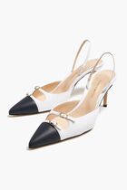 CAROLINE LEATHER FLAT - 75 MM