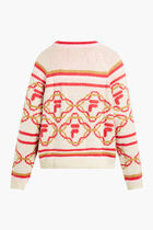 DEANA INTARSIA PLACEMENT CREW NECK