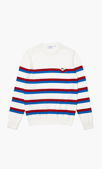 Striped Cotton Sweater