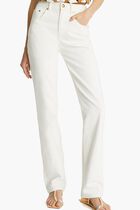 Mid Rise Slim Straight Jeans