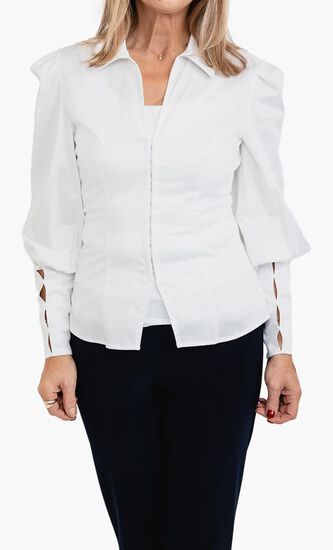 LS RINA LACE UP TOP