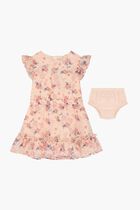 Floral Chiffon Dress Set