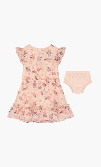 Floral Chiffon Dress Set