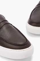 Leather Solid Loafers