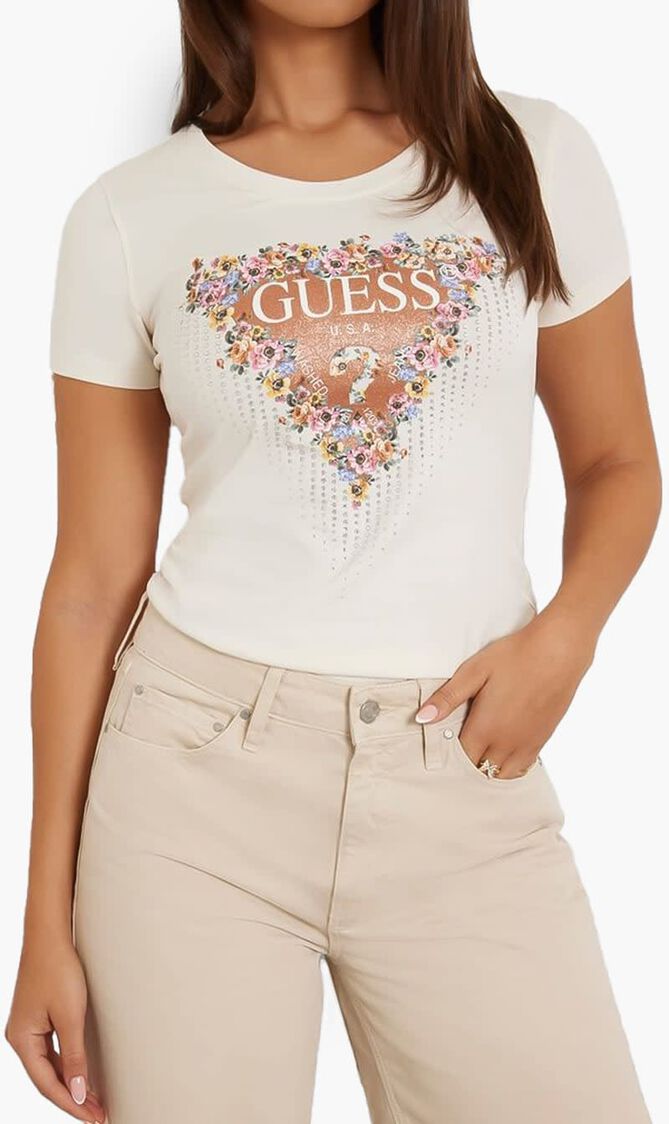 Ss Cn Bouquet Triangle Tee