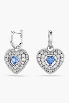 Hyperbola Drop Heart Earrings