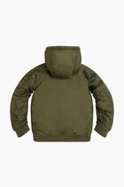 REVERS PADDED HOODE - LIGHT POLY RECYCLE REVERS PADDED HOODE - LIGHT POLY RECYCLE