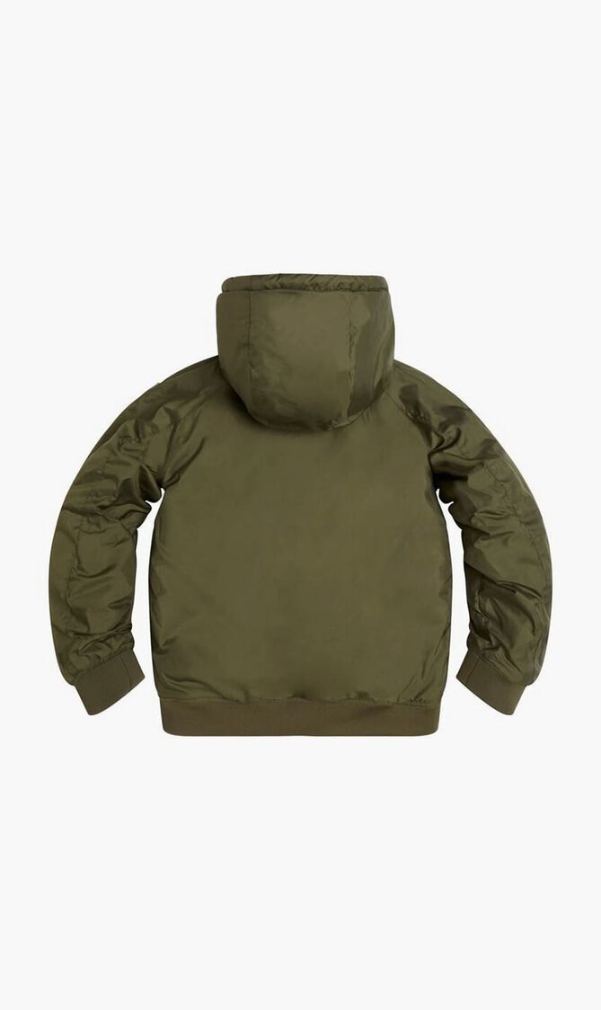 REVERS PADDED HOODE - LIGHT POLY RECYCLE REVERS PADDED HOODE - LIGHT POLY RECYCLE