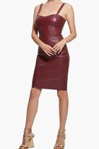 Reid Faux Leather Dress