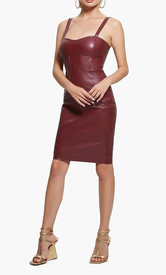 Reid Leather Dress