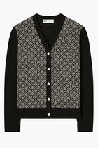 Silk Front Cardigan