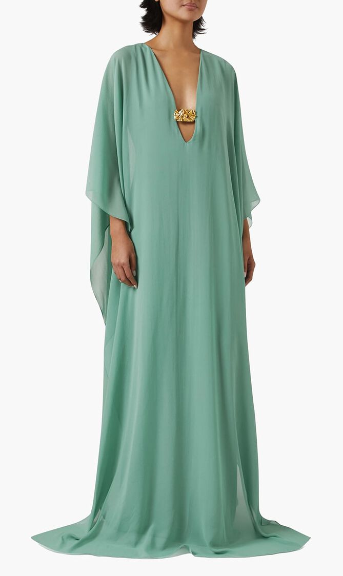 V-neck Kaftan Dress