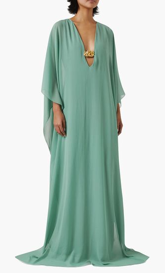 V-neck Kaftan Dress