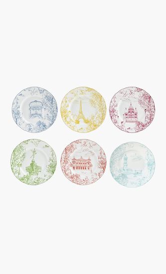 Tout Paris Salad Plate Set of 6