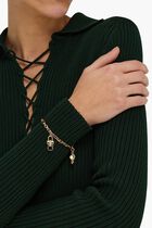 Gancini Padlock Charms Bracelet