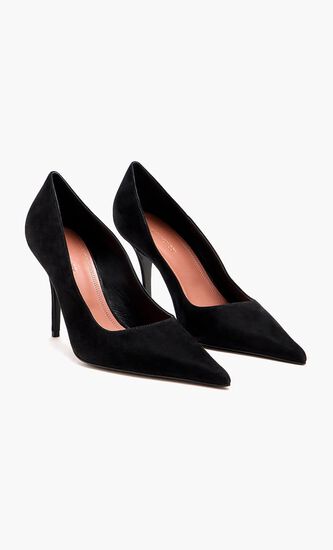 BARBARA PUMP SUEDE 90MM
