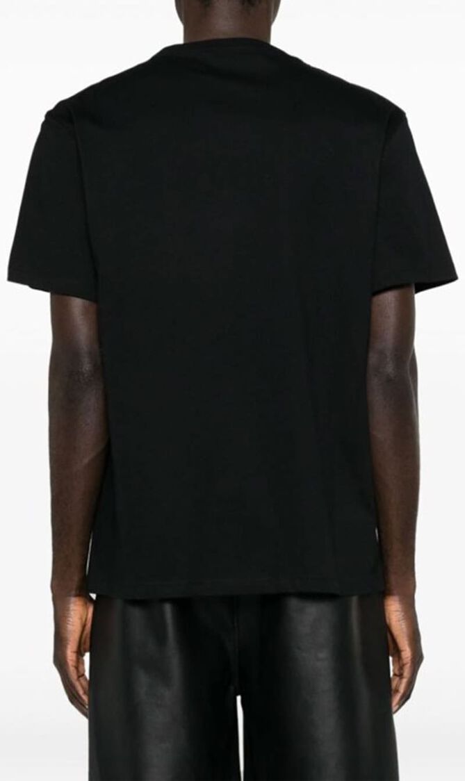 Skull Print Cotton T Shirt