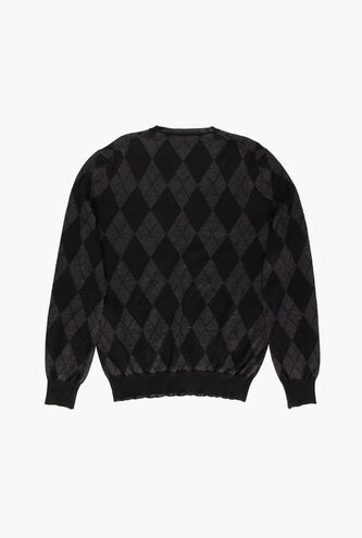 V-Neck Wool Blend Sweater