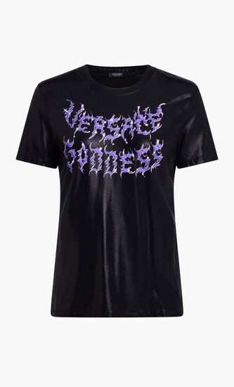 T-SHIRT JERSEY FABRIC VERSACE GODDES PRINT SERIES