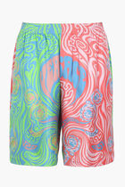 SHORTS SILK TWILL FABRIC BAROQUE '92 PRINT