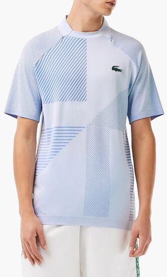 Slim Fit Seamless Tennis Polo Shirt