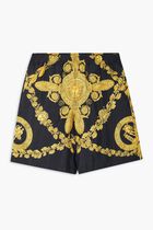 SHORTS HERITAGE-PRINT SILK TWILL FABRIC