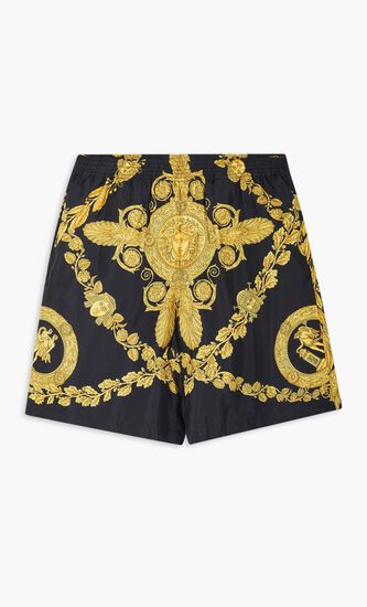 SHORTS HERITAGE-PRINT SILK TWILL FABRIC