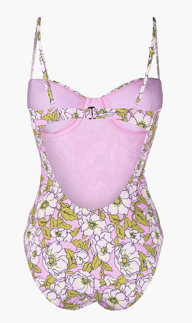 Printed Underwire One Piece