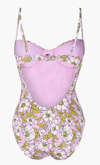 Printed Underwire One Piece