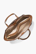 Taryn Large Signature Logo Tote Bag