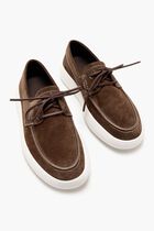 Suede Boat Derby Shoes