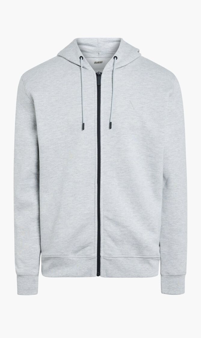 Aldwin Zip Hooded Recycle Sweater