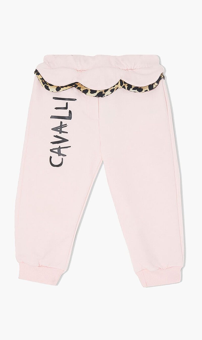 Buy ROBERTO CAVALLI Logo Print Joggers for AED 160.00 The Deal