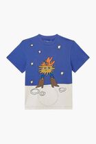 Kids Cosmic Cowboy Print T-Shirt