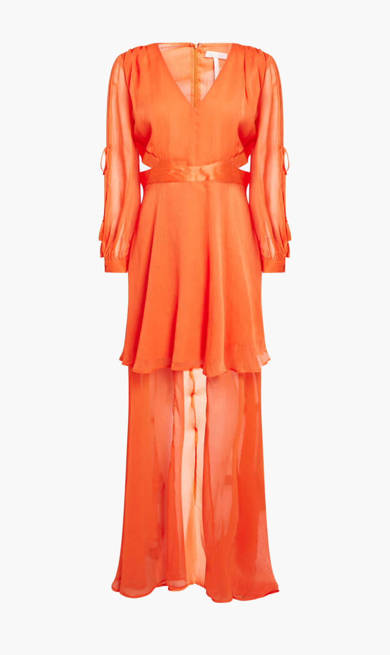 Farrah ruffle dress guess new arrivals