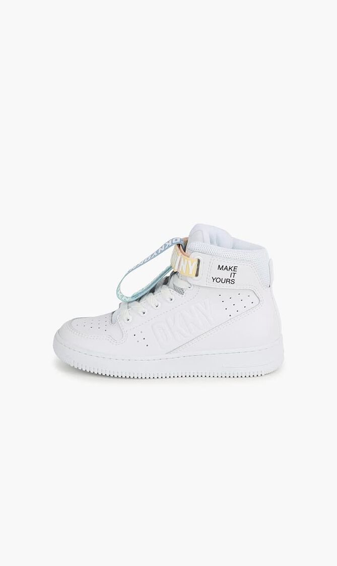 Logo Tape High Top Sneakers