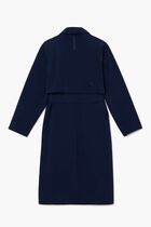 Two-ply Pique Oversized Trench Coat