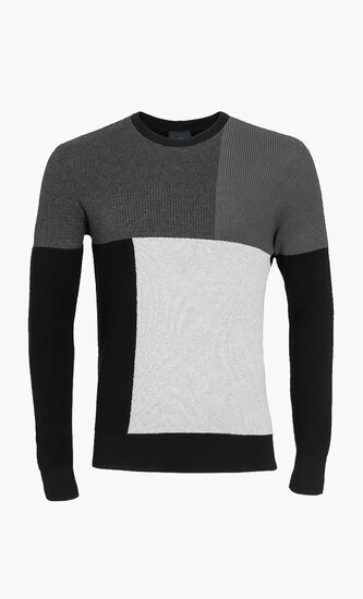 Patterned Cotton Jumper