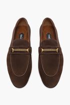 Suede Liam Chain Loafers