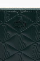 Maheki Zipped Embossed Leather Billfold