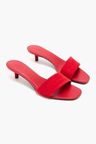 SARAFINA KITTEN HEEL MULES