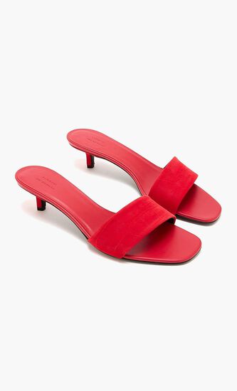 SARAFINA KITTEN HEEL MULES