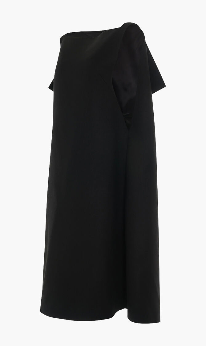 Sleeveless Cape Dress