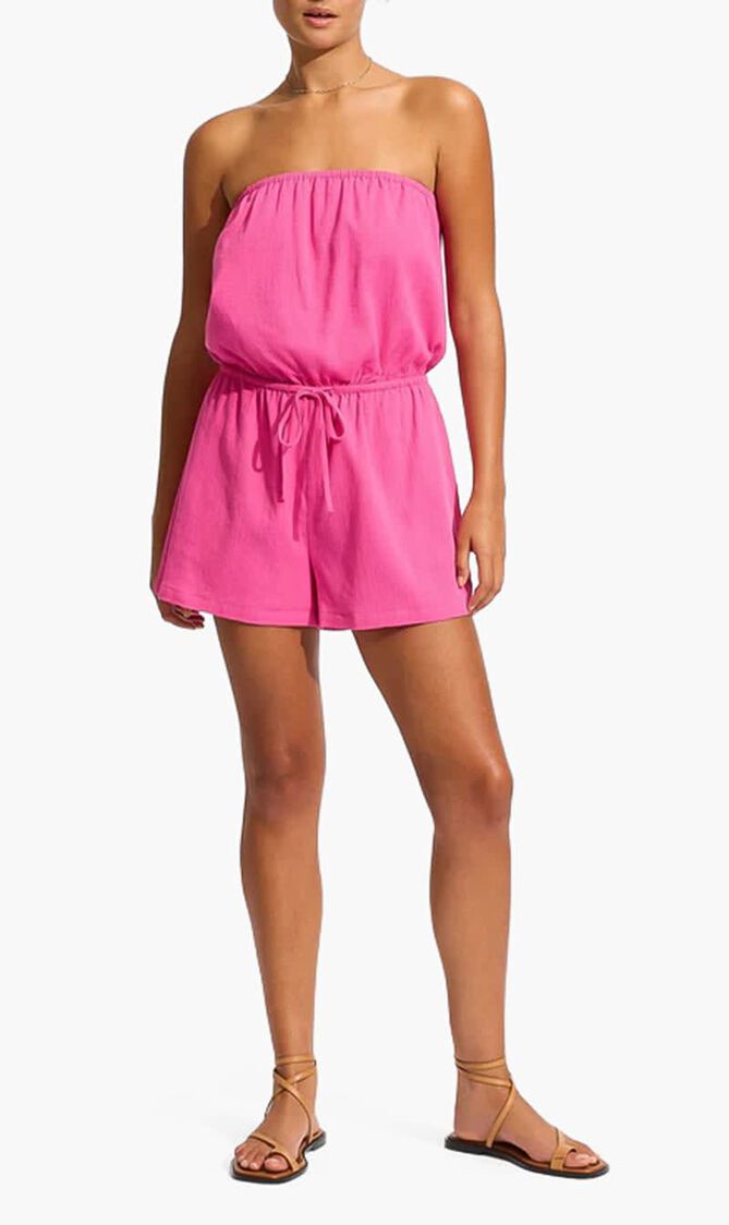 Strapless Summer Romper