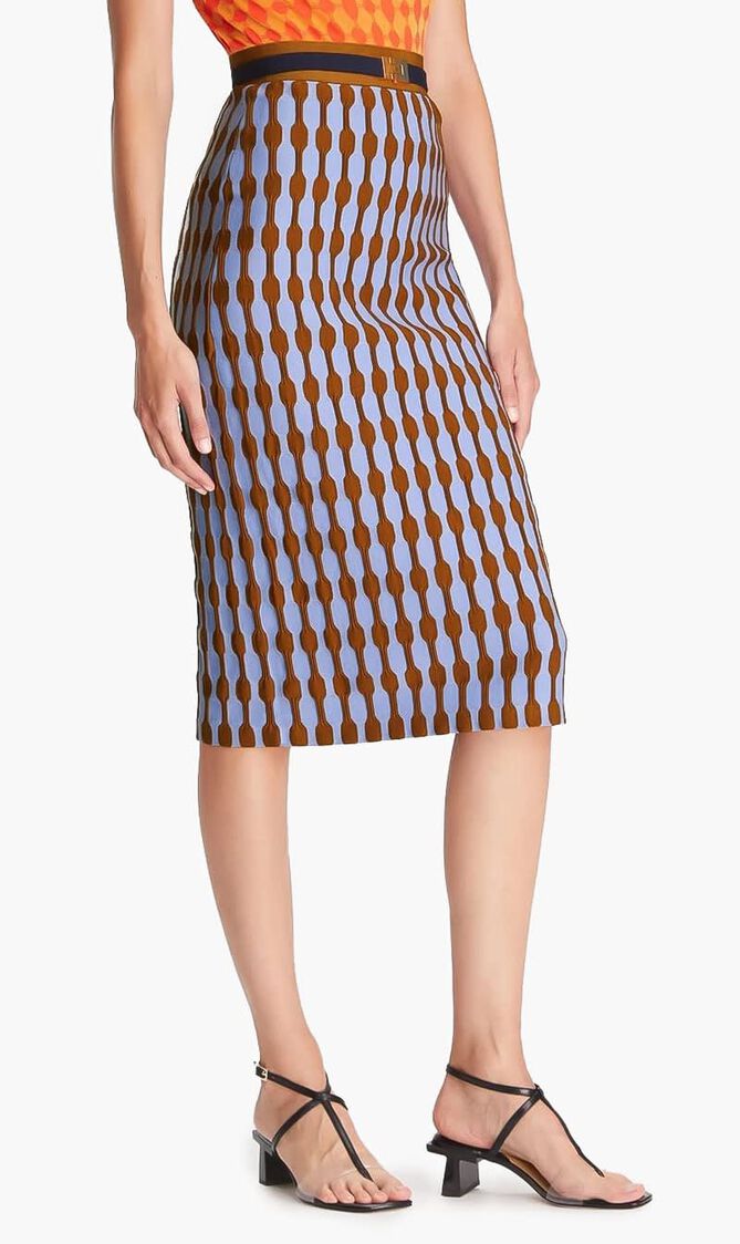 Bubble Stripe Skirt