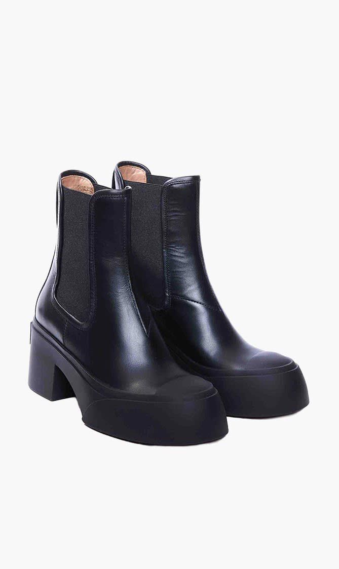 70mm Leather Chelsea Boots