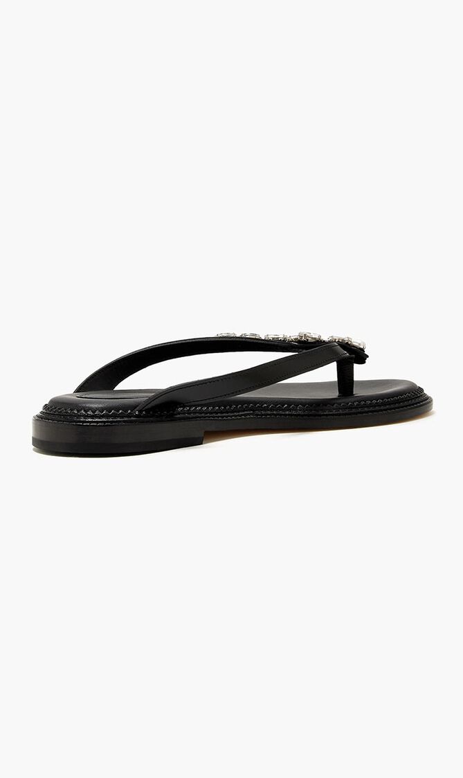 Embellished Thong Sandals