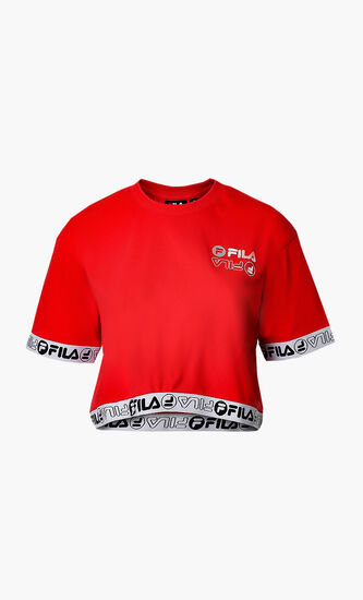 Zena Crop Box Line T-Shirt